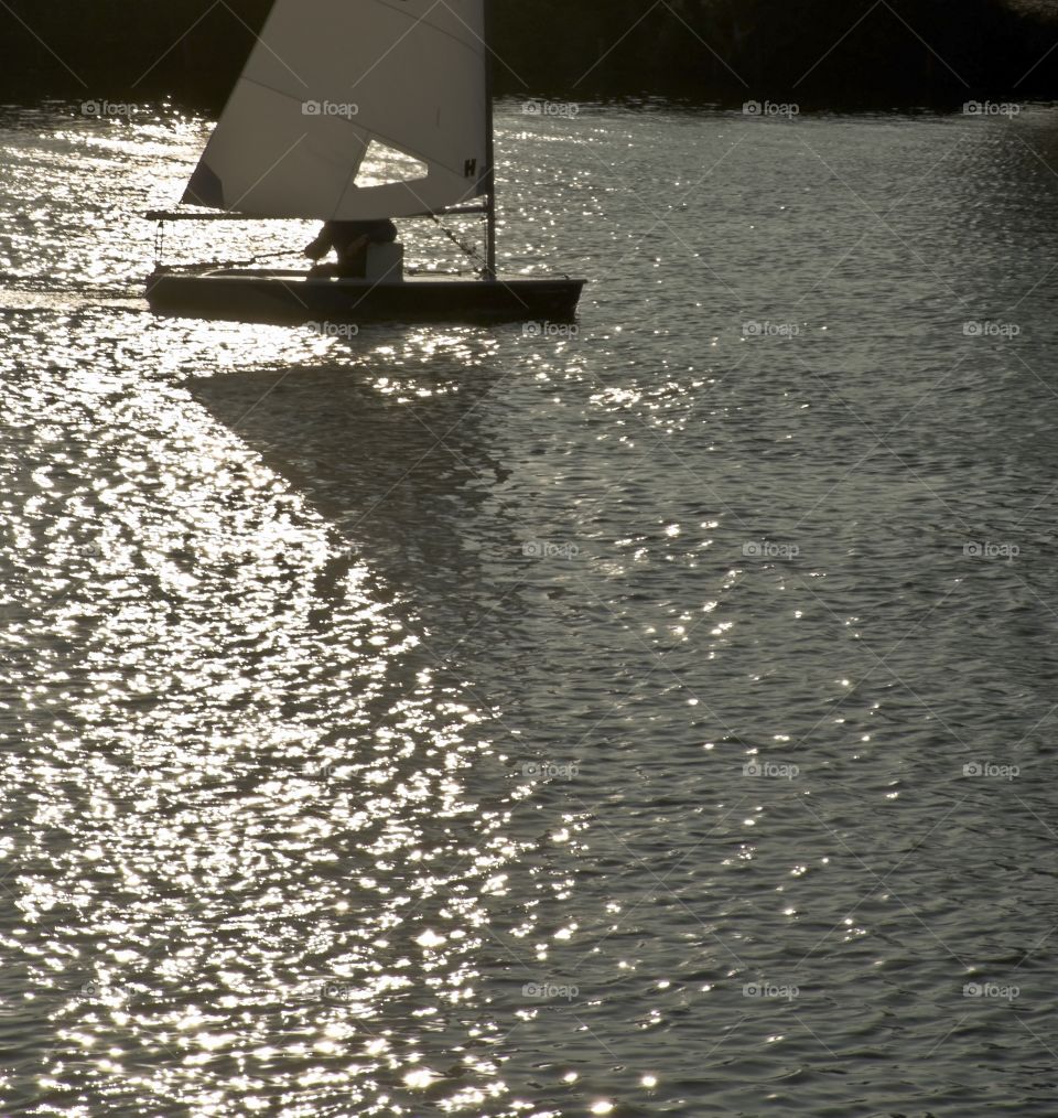 Sailing. Boat