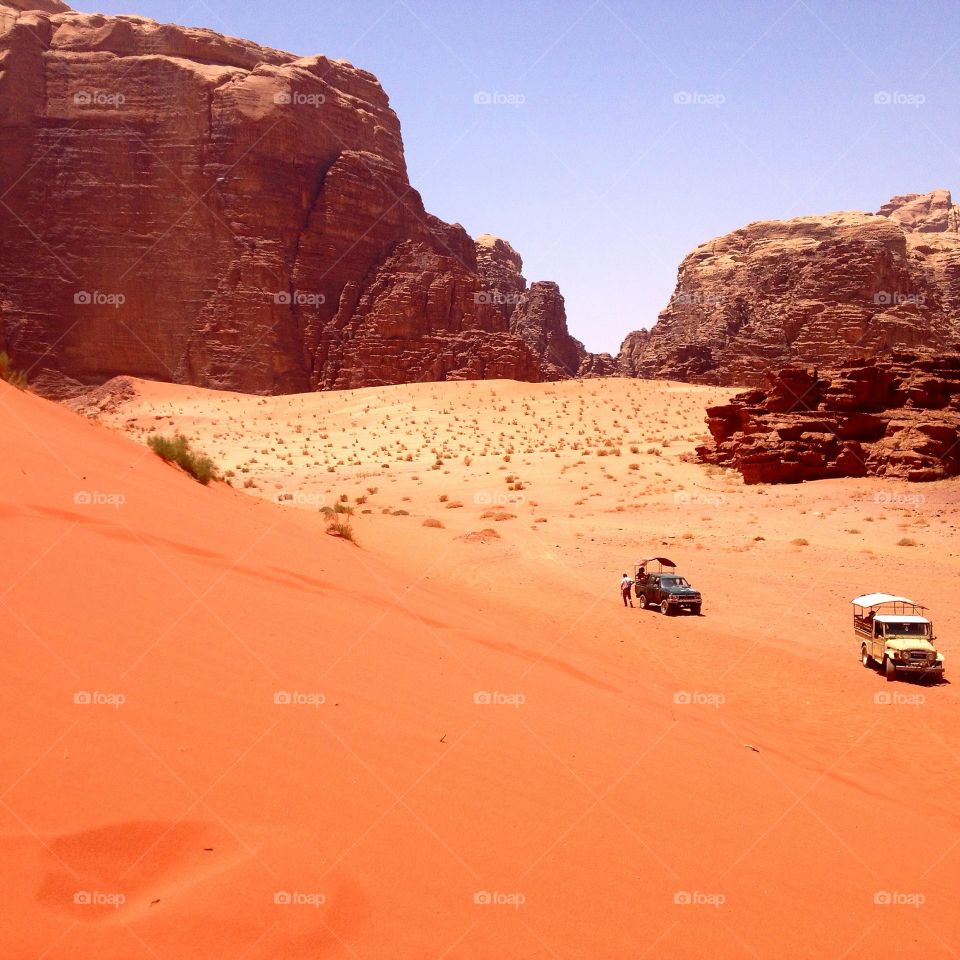 Wadi Rum desert. Jordan trip 