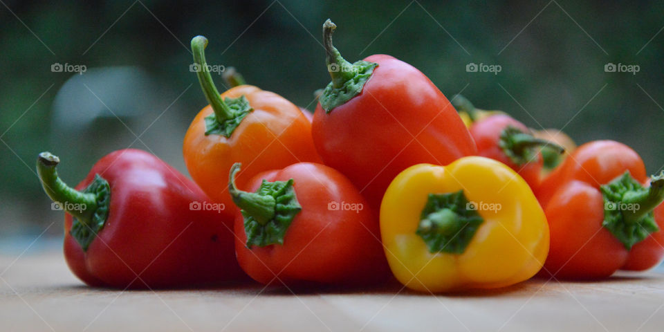 peppers. set of peppers