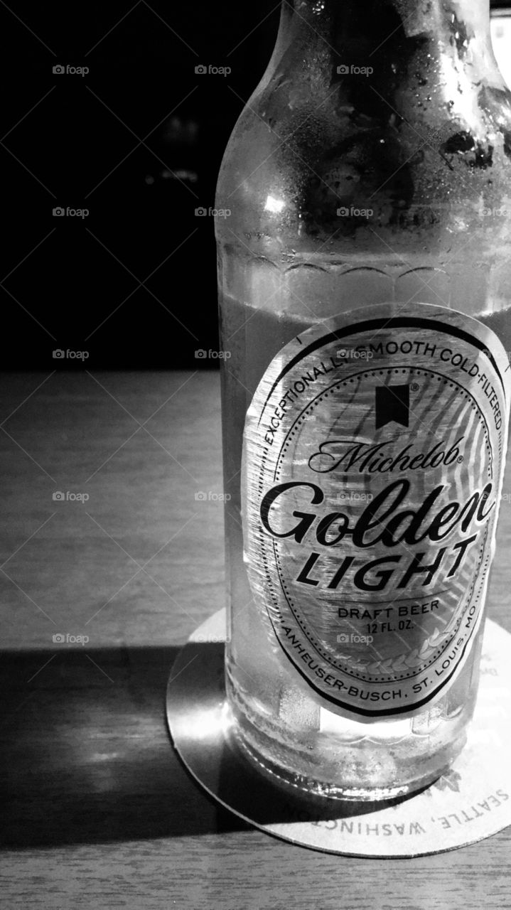 A cold beer after a long day.
