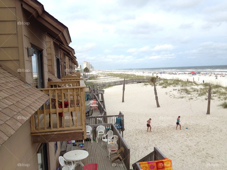 Beach balcony