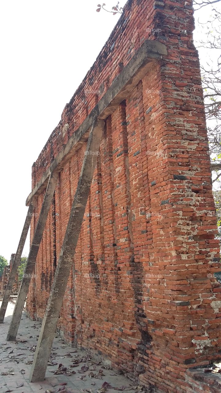 Ayuthaya Wall, Thailand