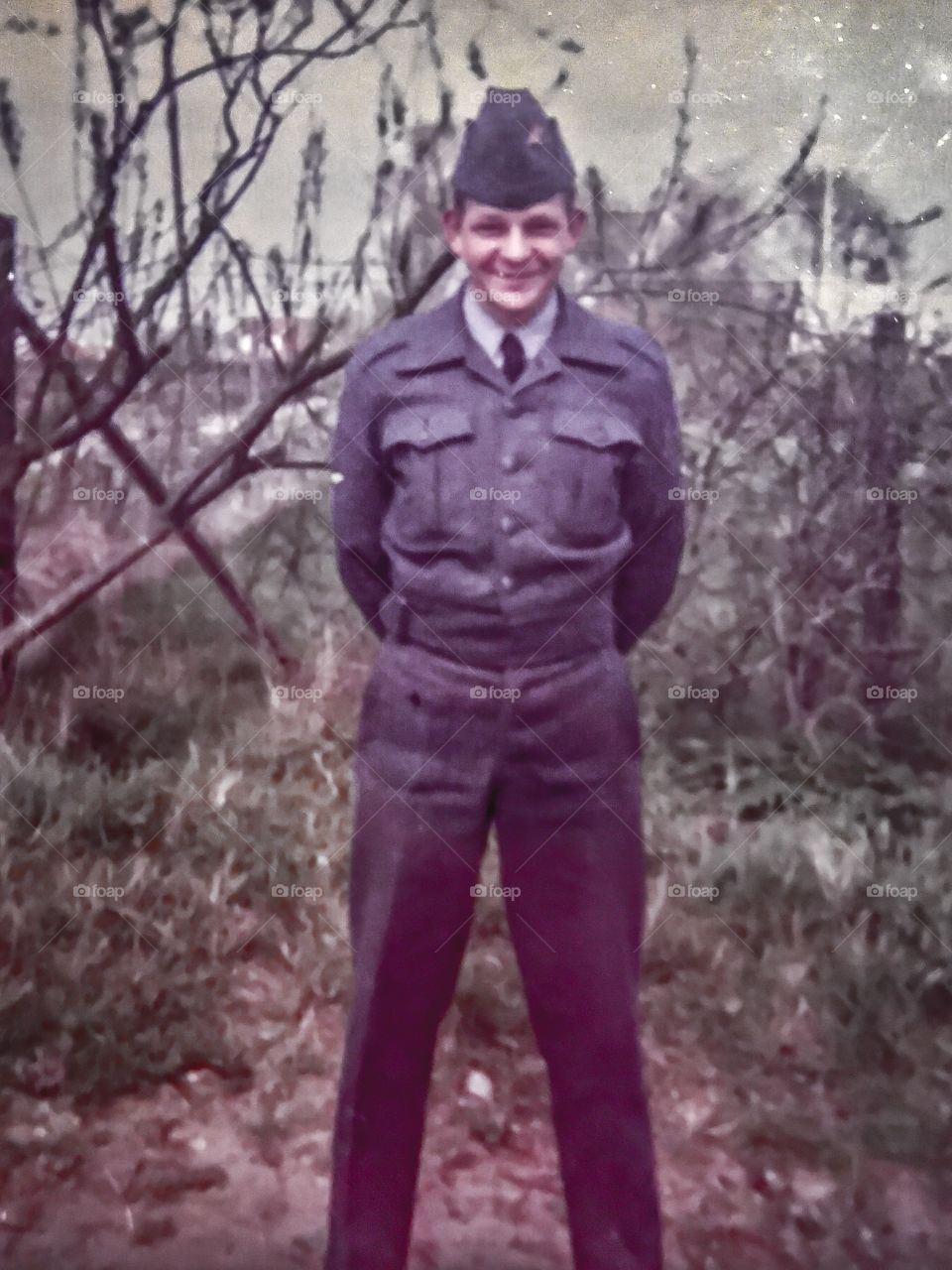 My uncle as a soldier.