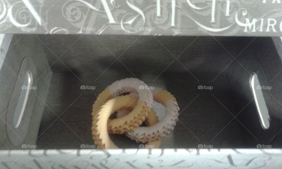 ring box. surprise inside random box at work.