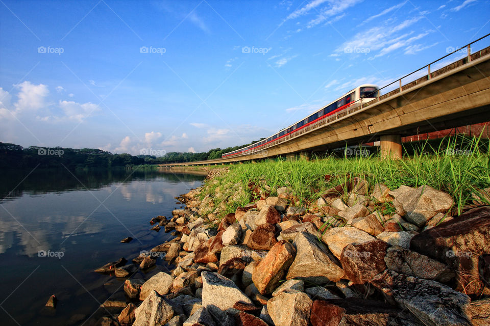 train in transit