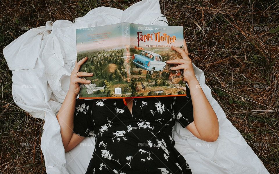 Reading your favorite book in nature