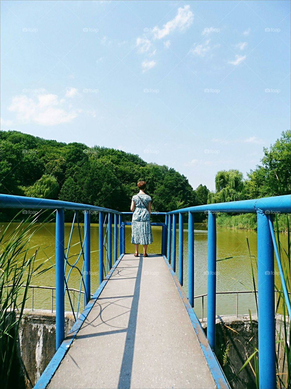 girl on the nature