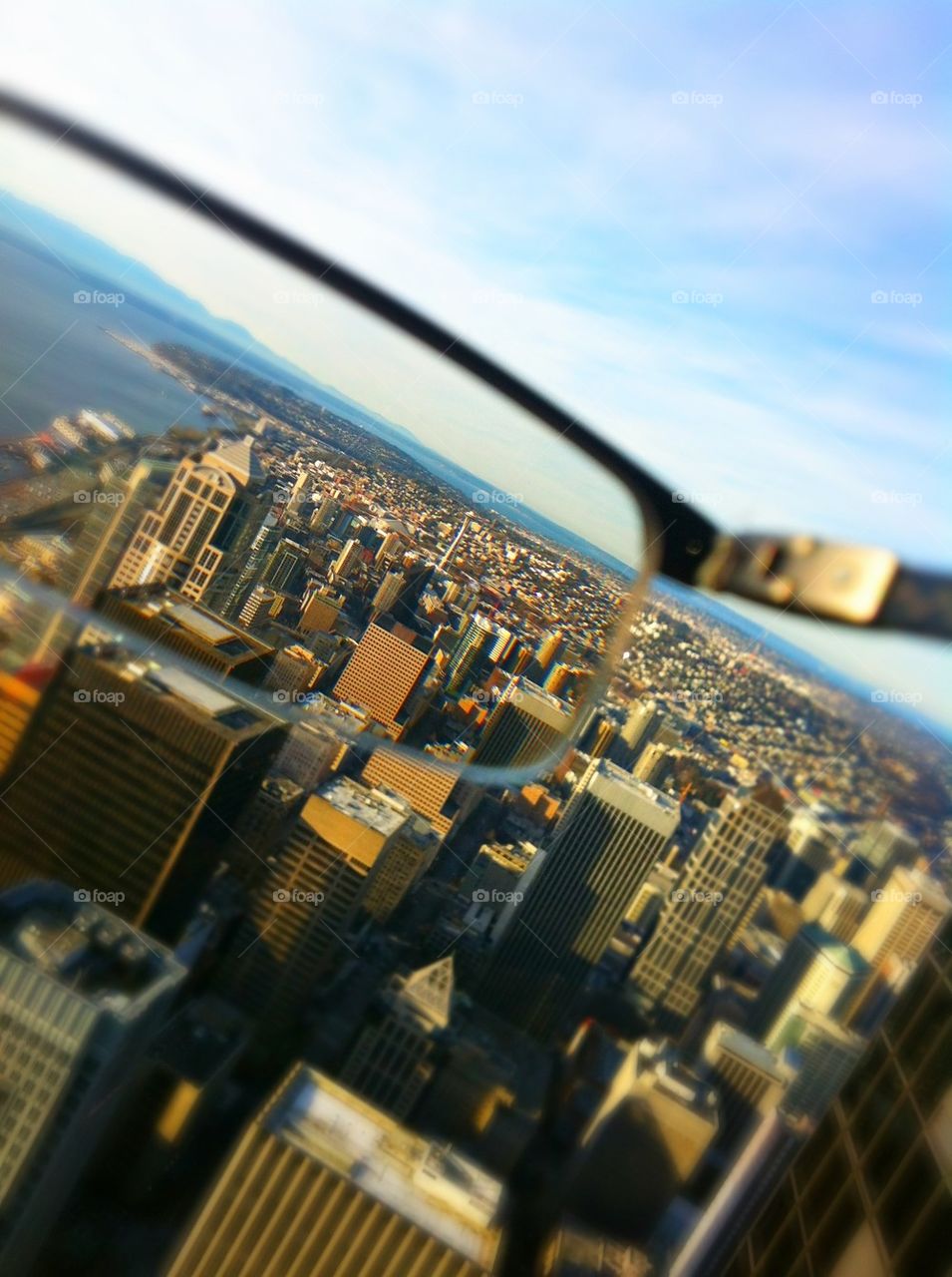 Downtown through my glasses