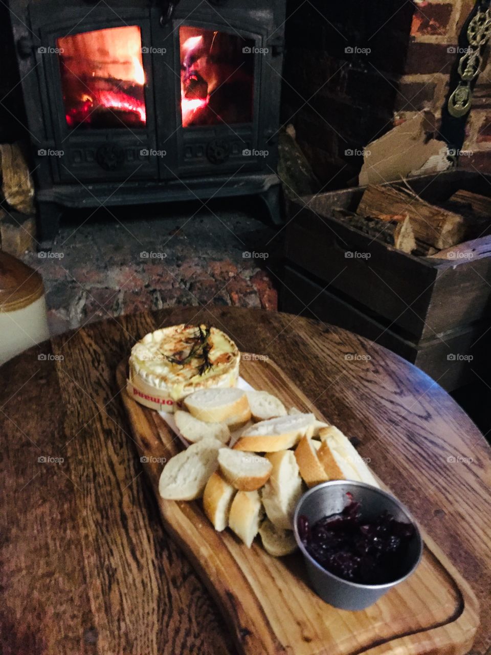 Winter food country pub