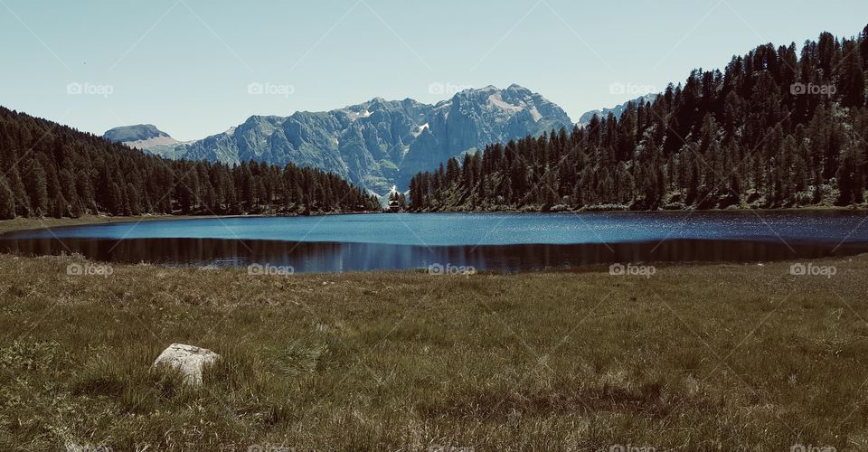 Lake in the Italian Mountains - Dolomiti