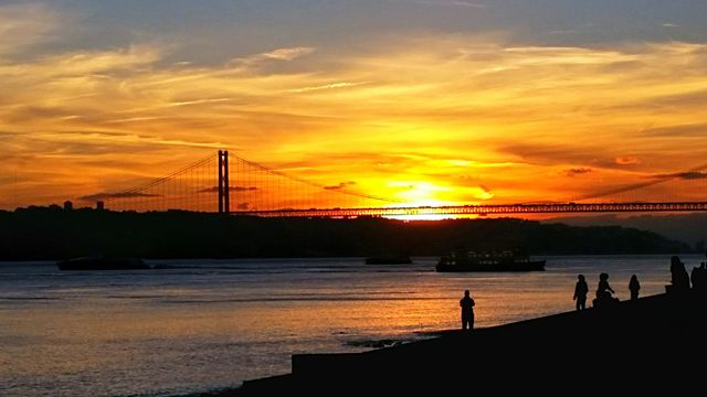 Admiring an amazing sunset
