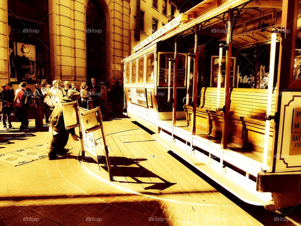 Gold Cable Car