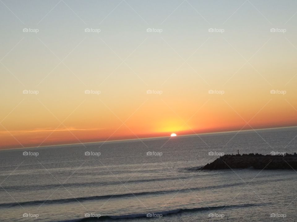 Sunset, Water, Dawn, Sea, Sun