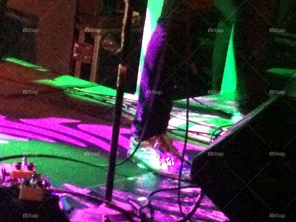 A musicians shoes
