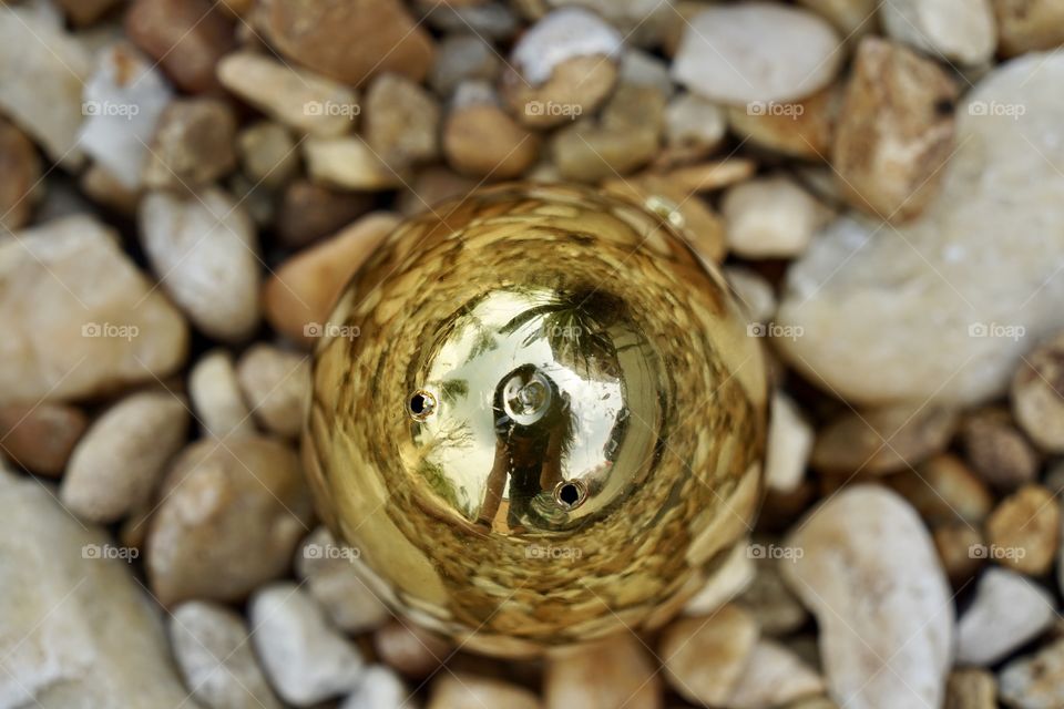 Reflection in an Easter egg