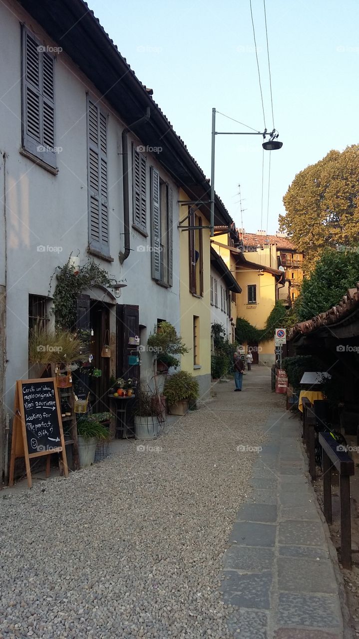 charming italian street