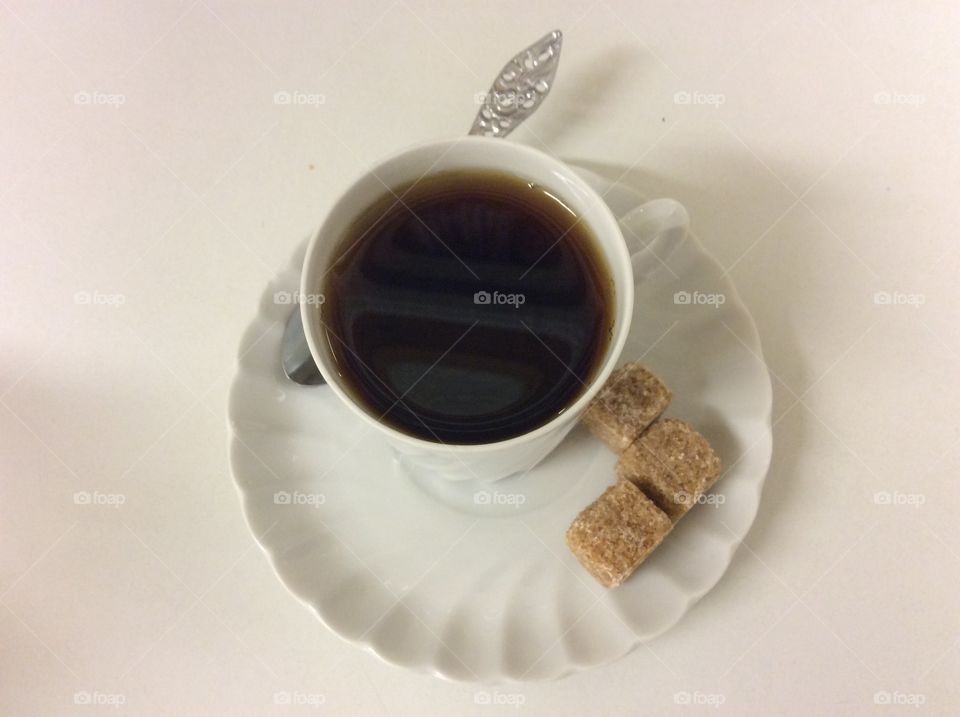Coffee and brown sugar