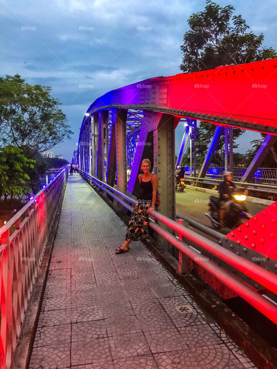 Colourful bridge