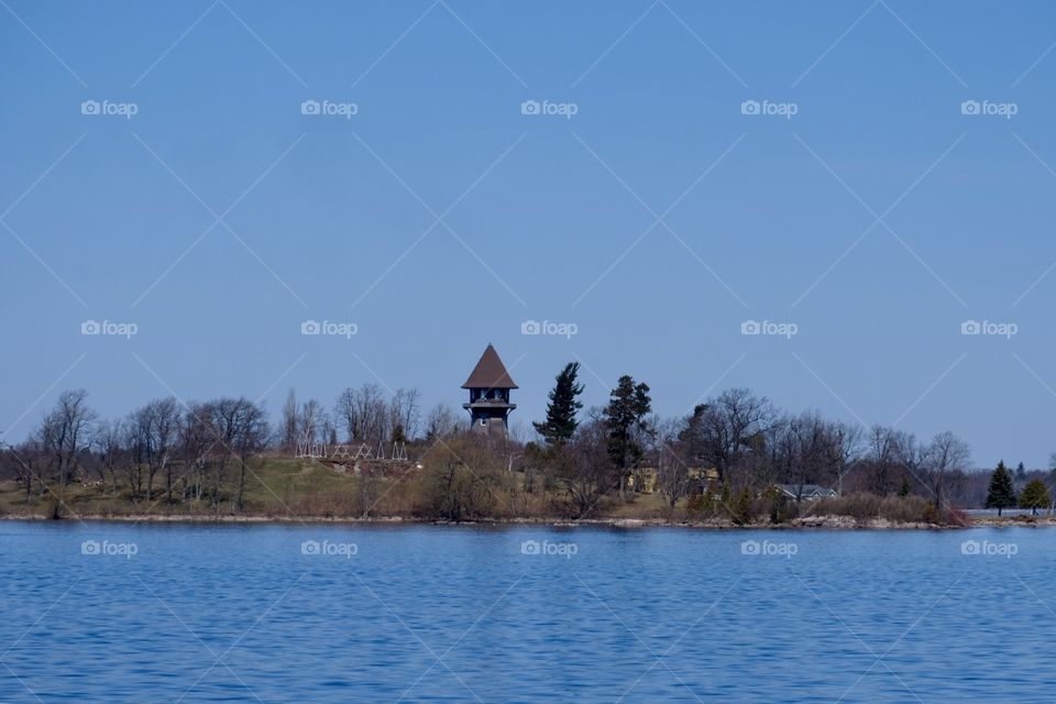 Lighthouse on the St Lawrence River