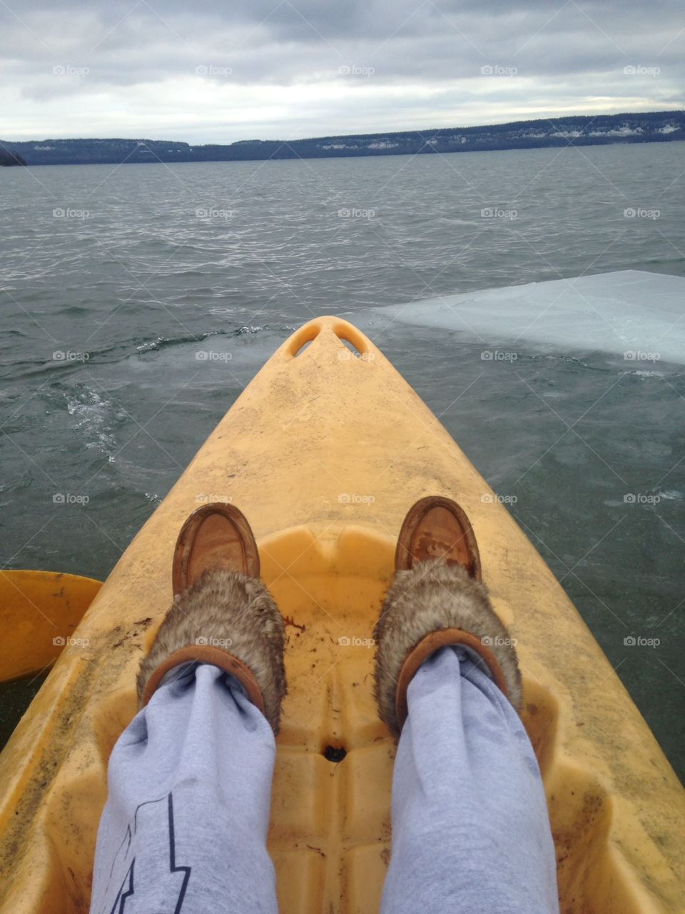Winter kayak