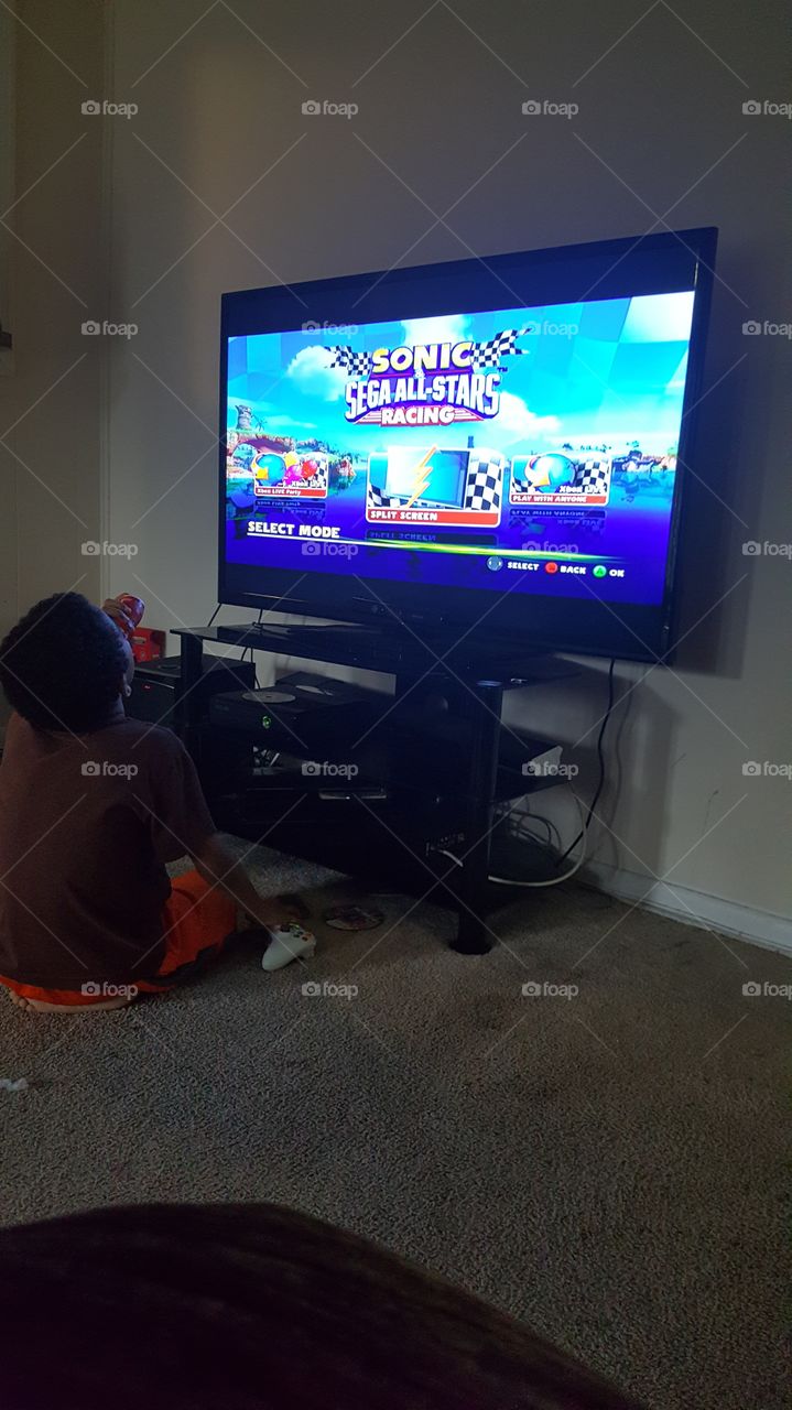 a boy and his games