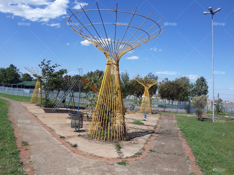 A beautiful structure at the park view.