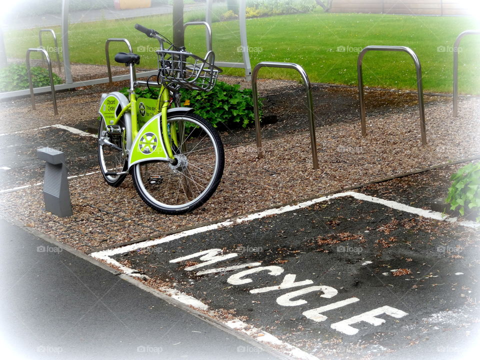 bicycle parking. bicycle parking