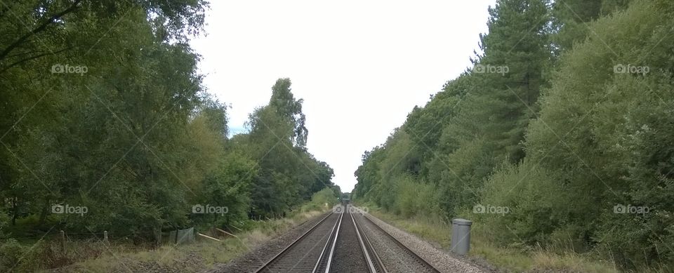 The railway line