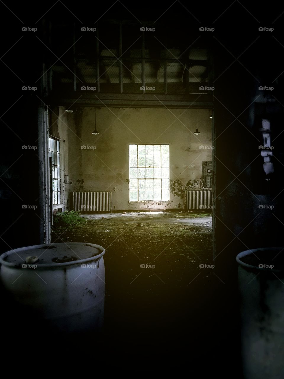 Inside abandoned house