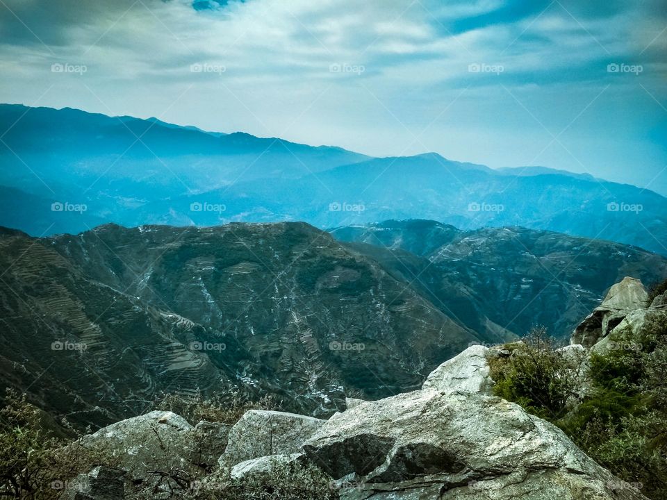 beautiful mountains view