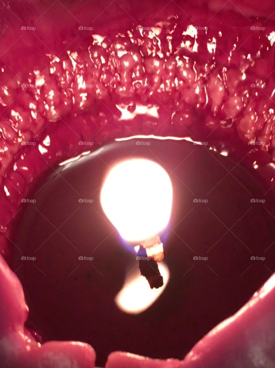 Flickering candle 