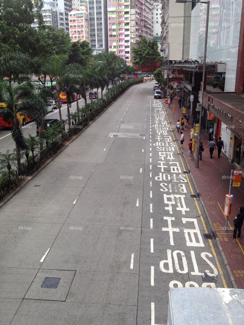 people chinese bus trees by hkjohan