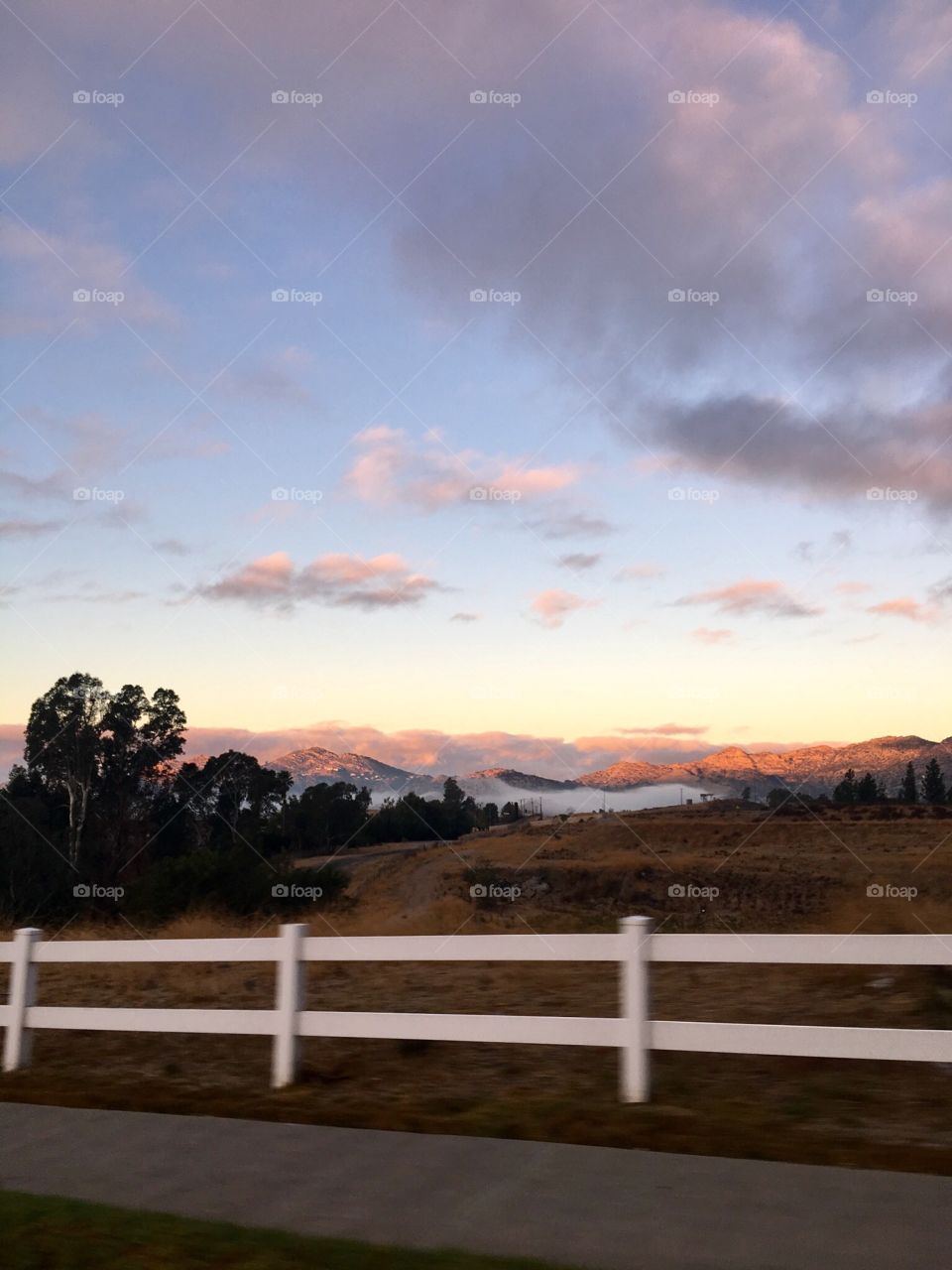 Mountains, sky