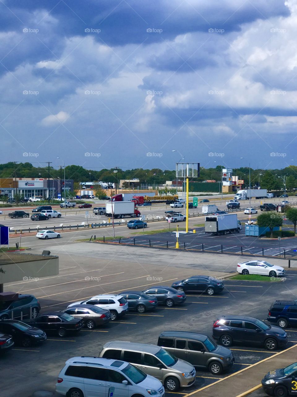 Highway 75 In Richardson/Dallas Texas