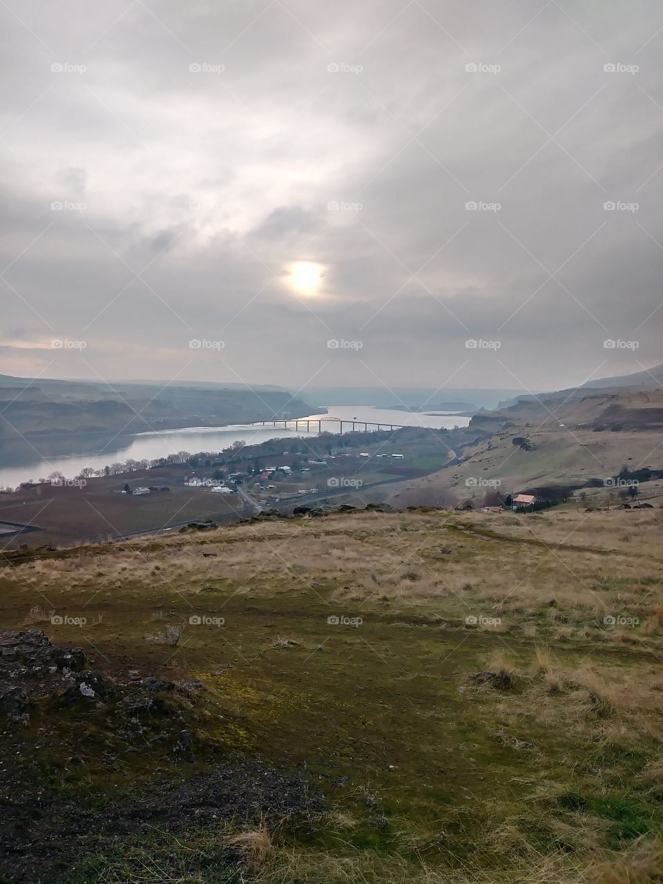 The Columbia from high above