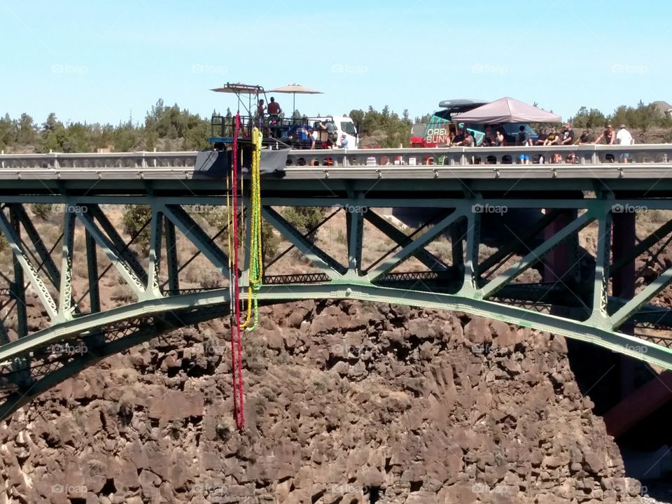 Bungee Jumping in Central Oregon