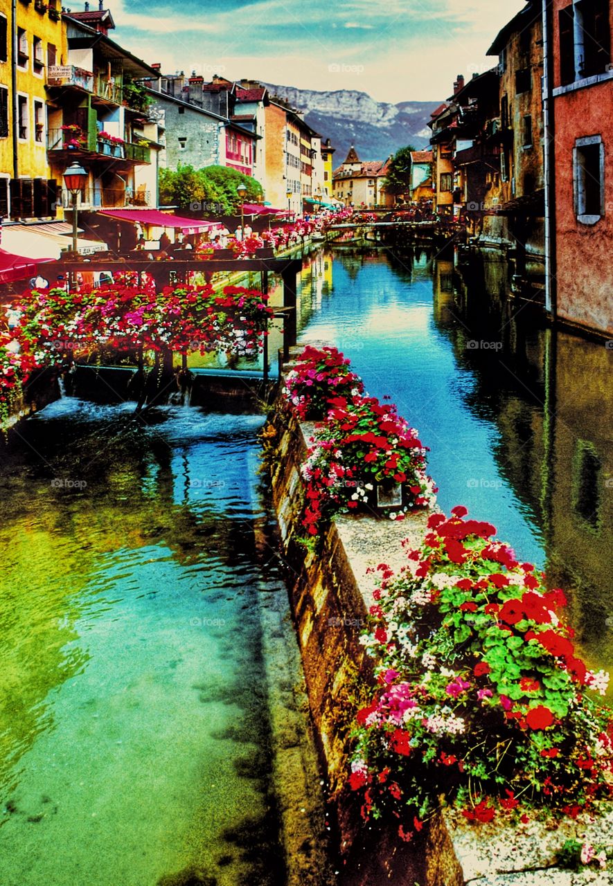 Annecy. Annecy les bains French Alps 