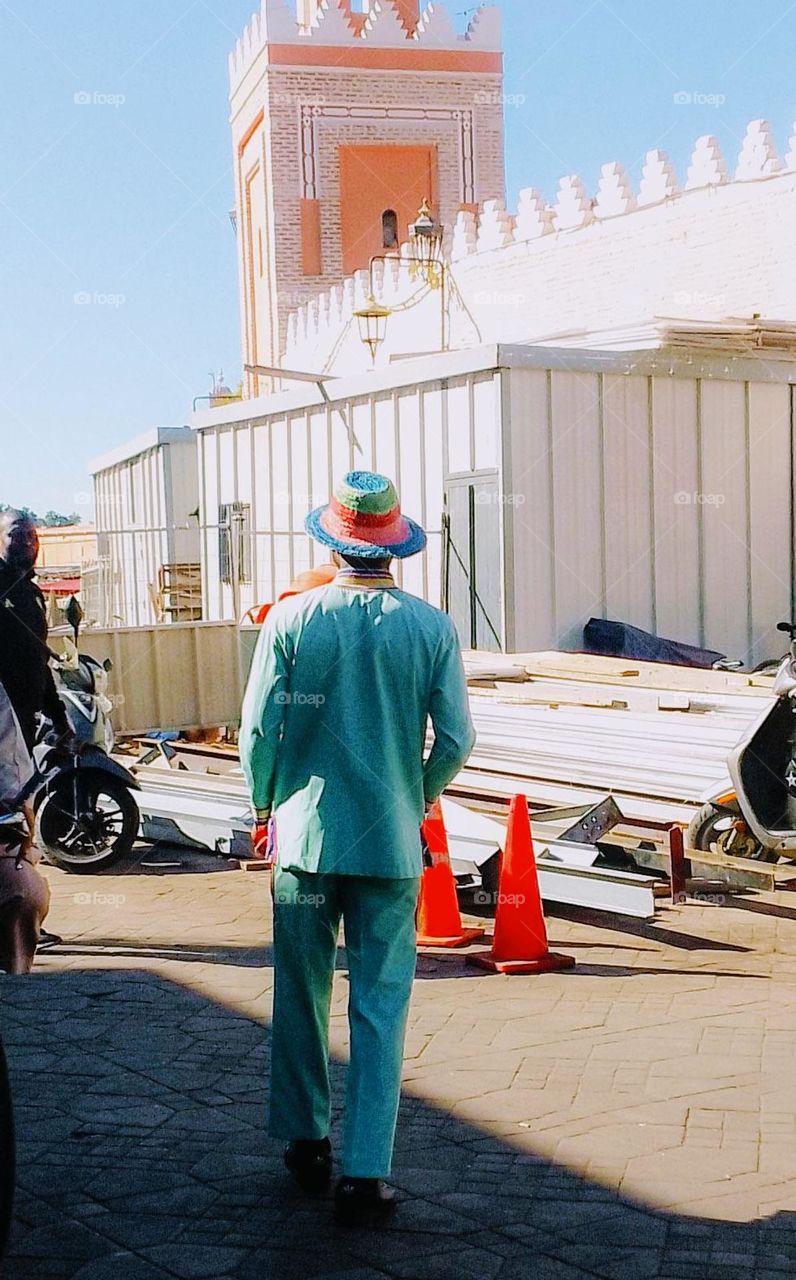 crazy man outfit , nice color