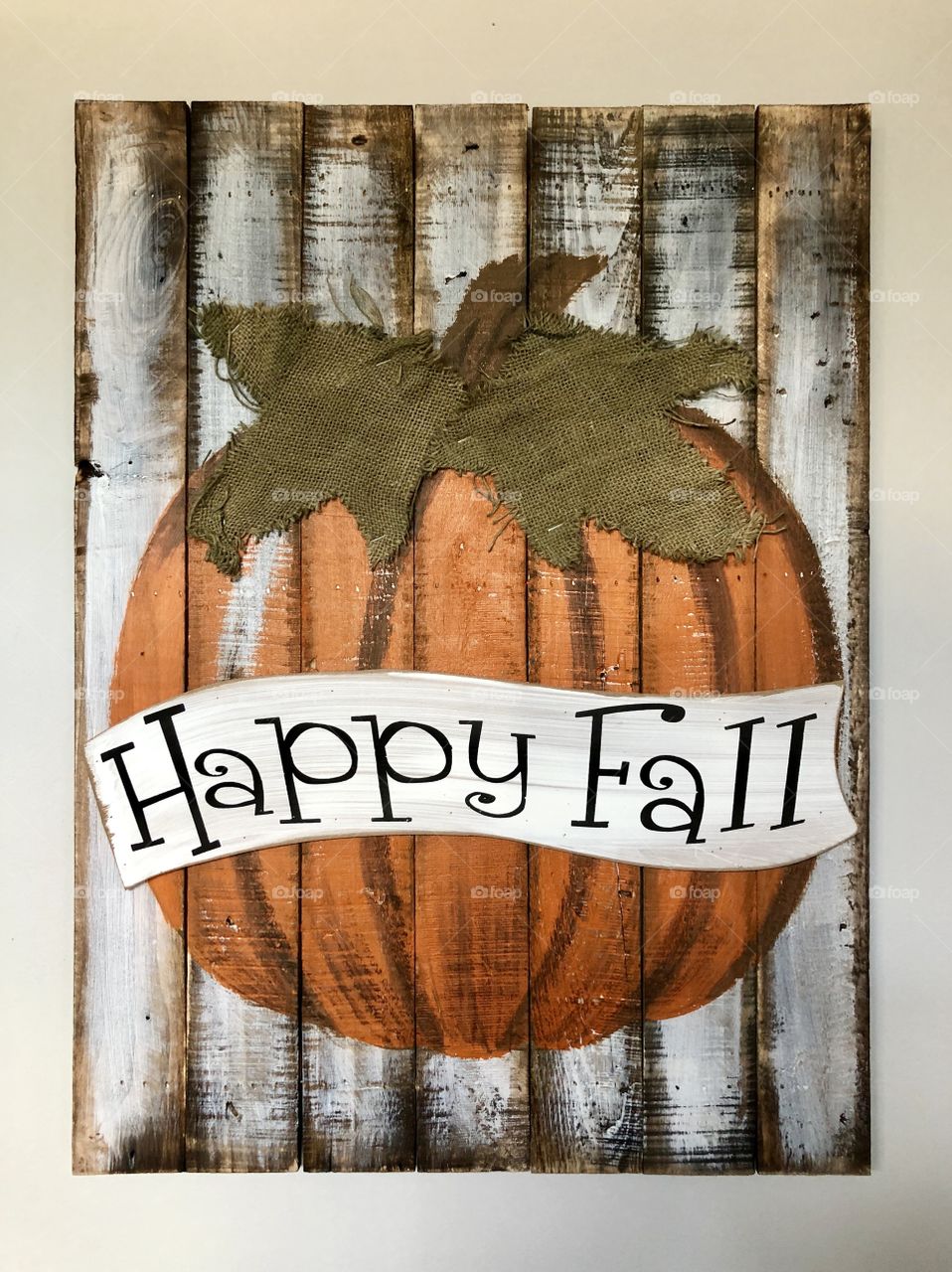 Happy fall sign