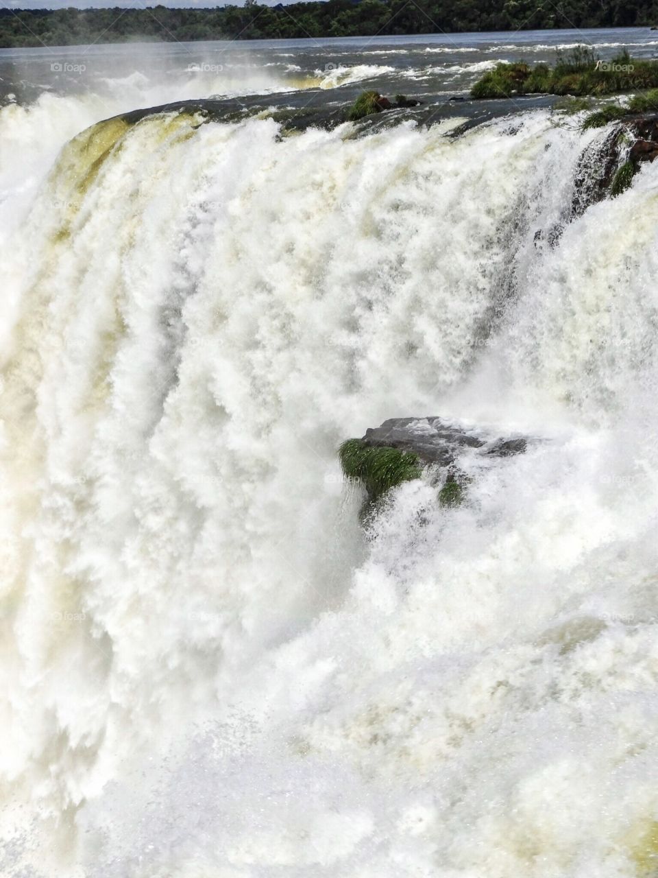 Lonely Cliff Iguazu Falls