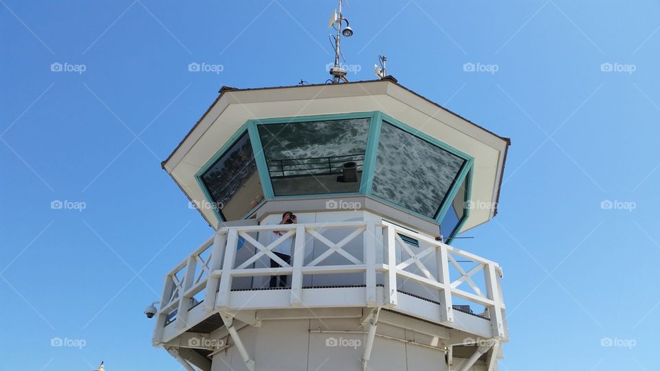 Life Guard Tower Reflections