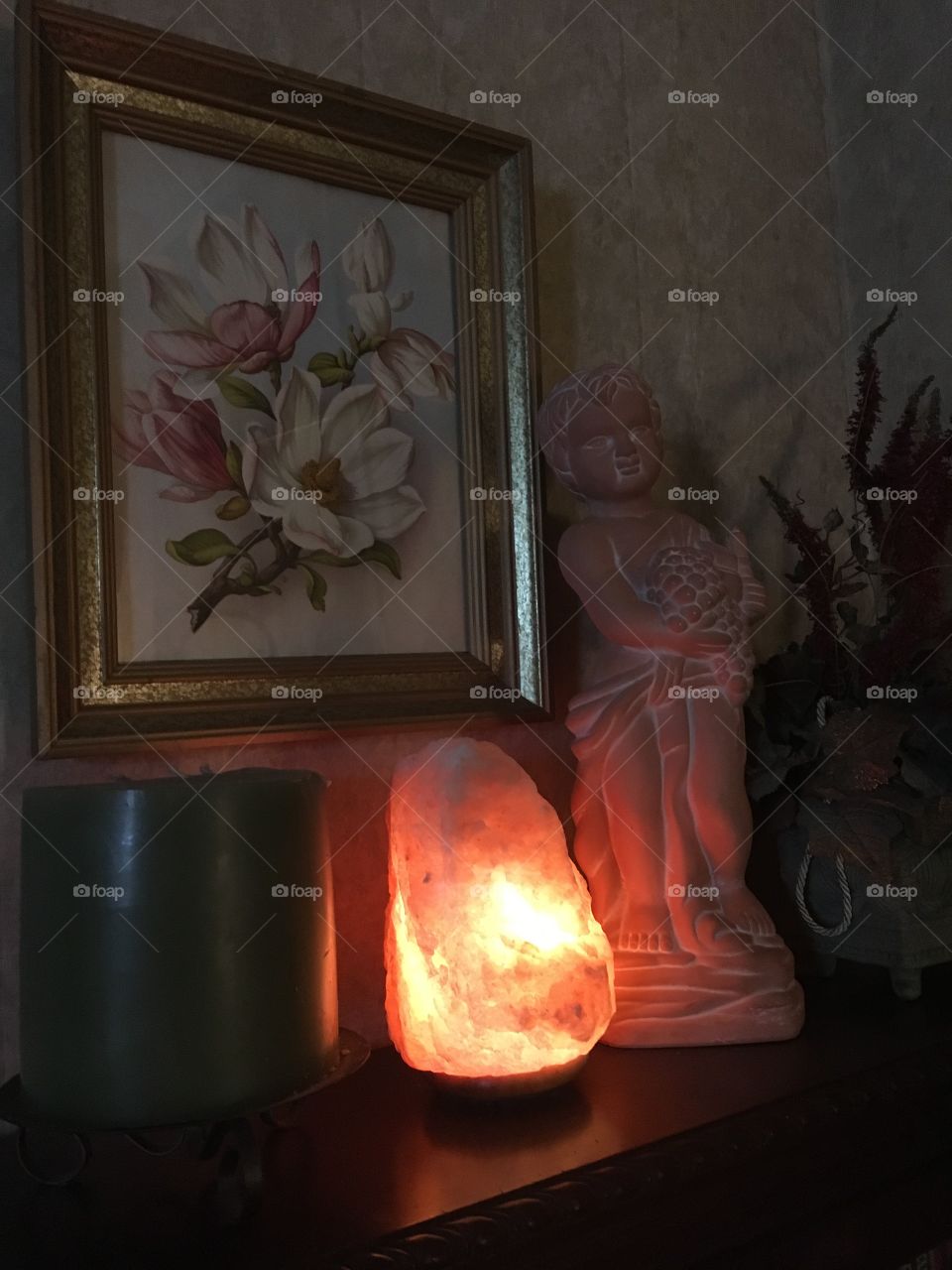 Soft pink lighting for romance