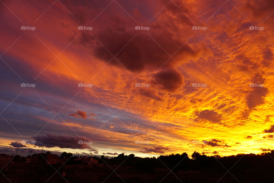 Sky#clouds#sunset#colors#moment#mountains