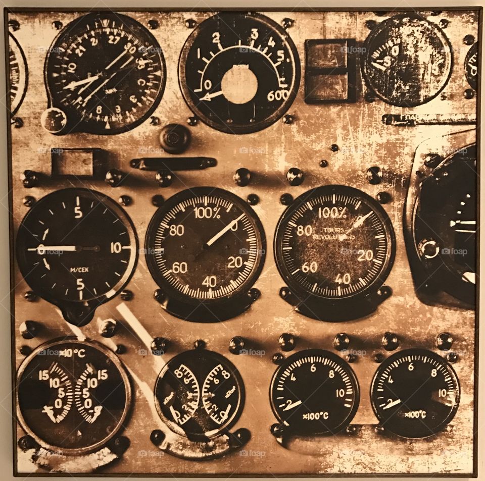 Clássica flight gauges