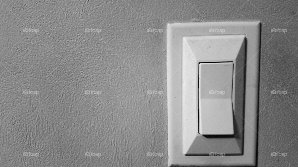 right black and white light switch