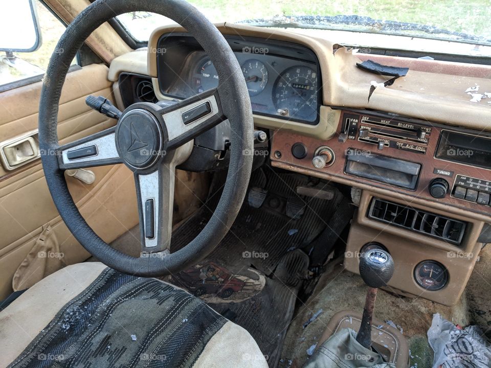 Old Truck Interior
