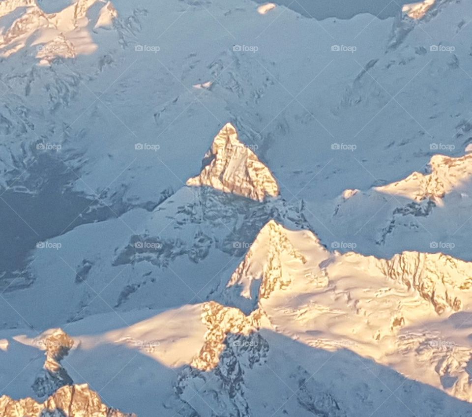 Matterhorn from cockpit