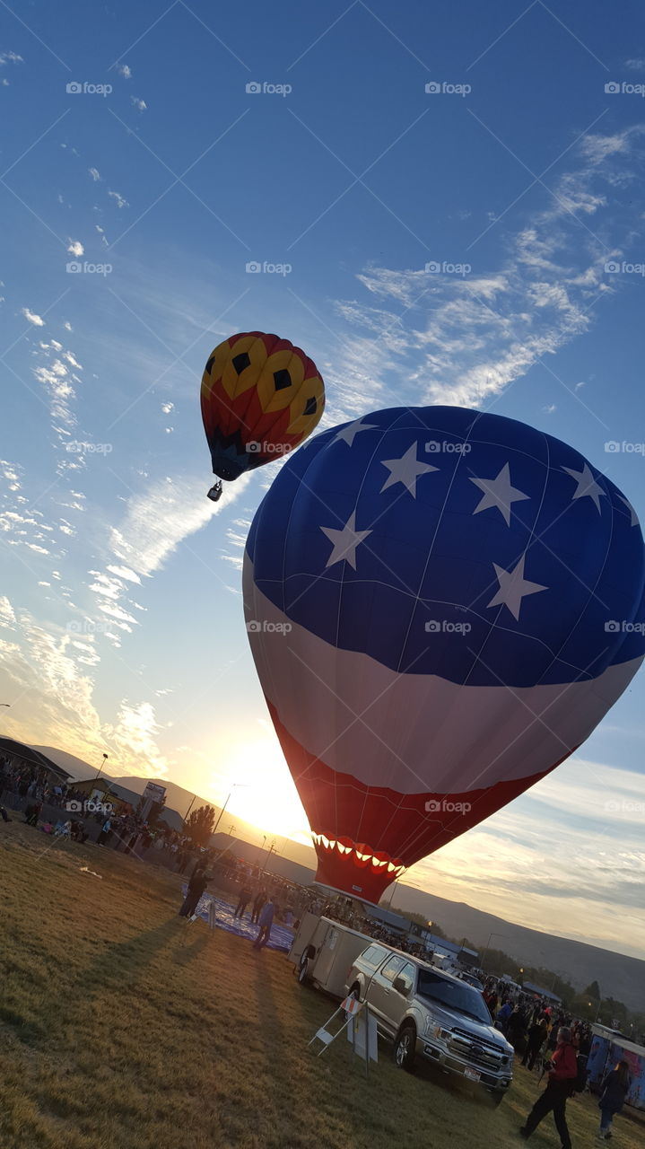 hot air balloon