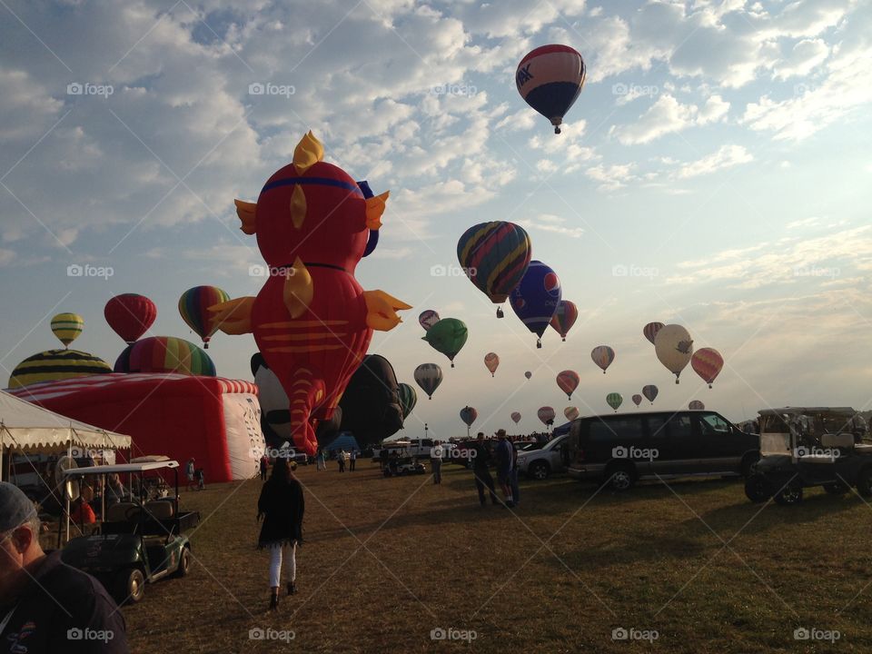 Balloon, People, Hot Air Balloon, Festival, Group
