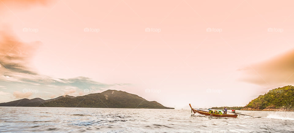 Boat in koh lipe